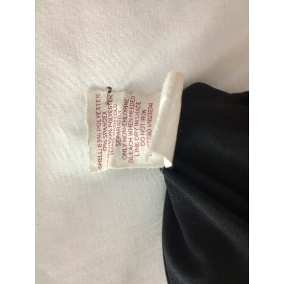 Merona Ladies Medium Black Sexy One Piece Swimsuit Ruched Tummy Hiding Gold - Picture 8 of 8